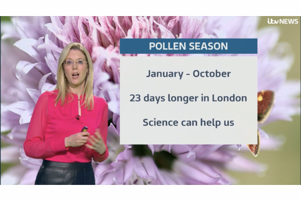 Climate change is making hay fever a year round problem for sufferers